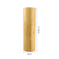 Porte-pinceaux en bambou personnalisé, étui portable multifonctionnel pour pinceaux de maquillage et pinceaux de calligraphie