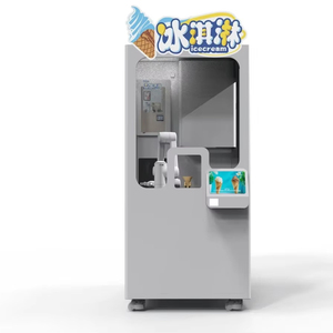 Commercial Self-Service Ice Cream Robot Vending Machine with LM3 6-Axis Robotic Arm QR Code Card Payment - Product Image 1
