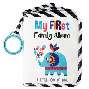 Memory And Friends Baby's My First Family, regalo reflexivo <span class=keywords><strong>para</strong></span> la ducha del recién <span class=keywords><strong>nacido</strong></span>, álbum de 4x6, libro de tela de fotos suave - Product Image 2