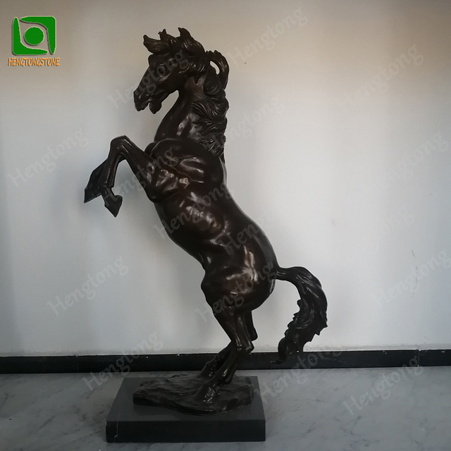 Small Size Bronze Horse Statue for Home and Office Decoration