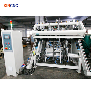 Macchina Automatica KINCNC per la Produzione di <span class=keywords><strong>Pallet</strong></span> <span class=keywords><strong>in</strong></span> <span class=keywords><strong>Legno</strong></span>, Controllo PLC, Pressa Idraulica, Funzionamento Touch Screen, Dimensioni Personalizzabili - Product Image 2