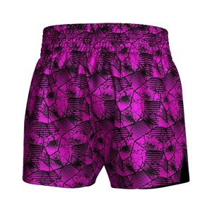 Shorts de Muay Thai pour jeunes, en polyester à séchage rapide, pour la boxe thaï et les arts martiaux, avec compression et design. - Product Image 2