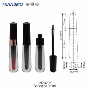 Tube de mascara vide en plastique de luxe, tube de mascara blanc, tube de mascara vide de 10 ml, flacon de mascara en verre foncé - Product Image 2