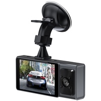 Đầu Ghi Hình Video 3 Ống Kính Full HD 1080P 3 Inch Cho Xe Hơi, Camera Xoay, Camera Hành Trình Ghi Hình Vòng Gắn Trên Mái WDR Với Cảm Biến G