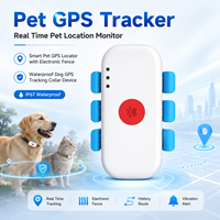 Collar GPS Inteligente y Portátil para Mascotas con Rastreo en Tiempo Real a Prueba de Agua IP67 4G para PC/Android