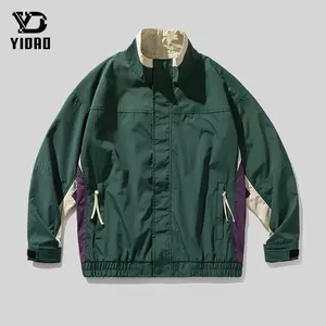 higher quality OEM Quick Dry Custom Logo Polyester Jacket Vintage Retro Waterproof Windbreaker Sports Outdoor Men's Jackets