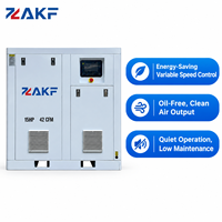 Compresseur d'air à vis sans huile ZAKF à vitesse variable PM, 15HP 11KW 0.8MPA 220V 380V, pour un air propre