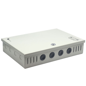 Fusible de reinicio <span class=keywords><strong>CCTV</strong></span> DC de 18 canales, caja de alimentación con enchufe de CA y bloqueo para cámaras de seguridad, DVRs, fuente de alimentación <span class=keywords><strong>CCTV</strong></span>, DC12V, 30 Amp - Product Image 3