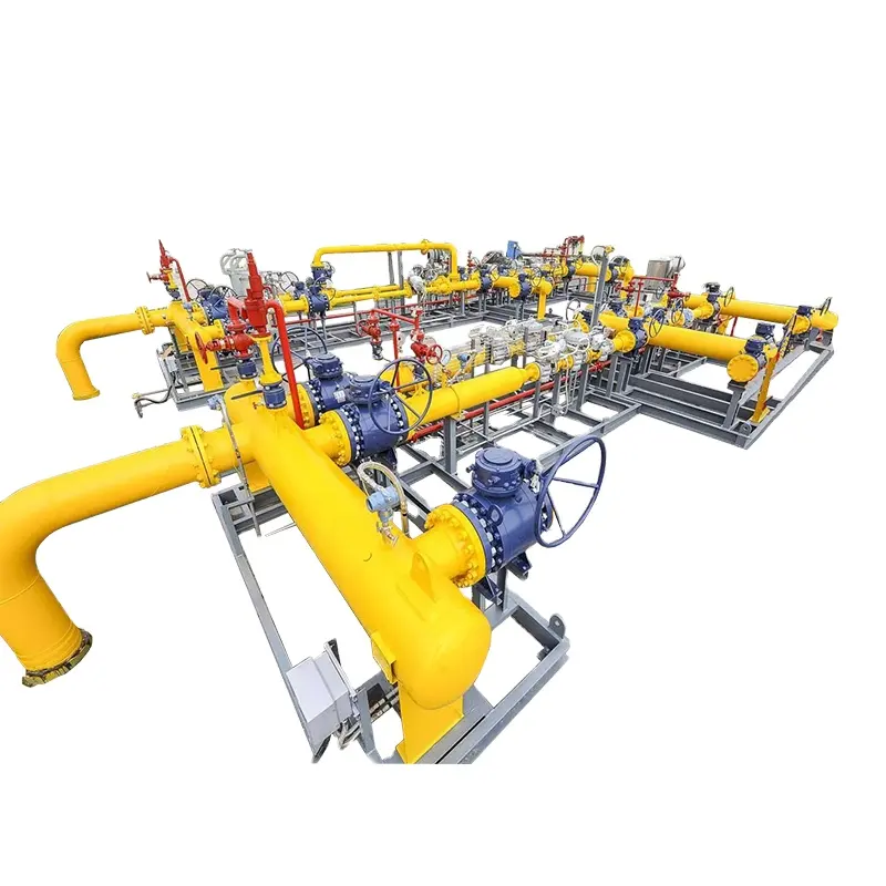 Pressione del Gas naturale 60 6 Bar(G) capacità di flusso 3000Nm 3/ora stazione di regolazione e dosaggio