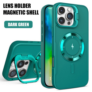 Funda para iPhone 17 Pro, con soporte oculto para la lente, magnética, de cobertura total y a prueba de golpes - Product Image 5