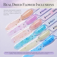 Missgel Nouveau Gel Constructeur Hema Sans TPO à Fleurs Séchées Auto-Nivelant Vente en Gros Gel UV Démontable Gel Dur pour Extension d'Ongles