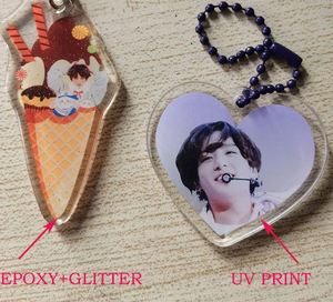 Wholesale <b>Personalized</b> Key Chain Factory Made Custom Design Cute Design Mini Acrylic <b>Keychains</b> - Product Image 5