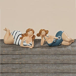 Résine plage femmes Statue Sculpture maillot de bain <span class=keywords><strong>Sexy</strong></span> grosse femme dame <span class=keywords><strong>Figurine</strong></span> - Product Image 2