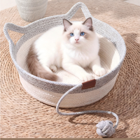 Panier de rangement en corde de coton tressé pour jouets, couvertures de bébé, cadeaux de naissance, pour la chambre des chats et des chiens
