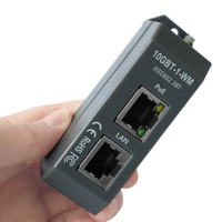 Single Port 10 Gigabit PoE ++ (802.3bt) Injector Din Rail