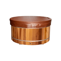 Baignoire de récupération en bois à froid pour adultes, nouvelle conception OEM ODM, pour salle de sport, spa, hôtel