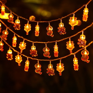 10 LED 1,5 m Linternas de <span class=keywords><strong>A</strong></span>ño Nuevo Cadena de luces Cadena de hadas para el <span class=keywords><strong>A</strong></span>ño Nuevo chino Festival de Primavera Decoración de fiesta de Navidad - Product Image 5