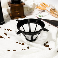 Filtro de Café Reutilizável e Fácil de Limpar, Cone de Filtro para Café