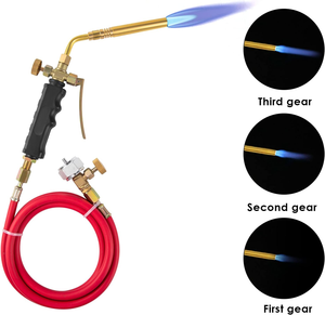 T-D CGA-600 Van Mapp/Bản Đồ Pro/1lb Propane Khí Hàn Ngọn Đuốc Kit 62 ''Đầy Đủ Brass Vòi Phun Hàn Thực Phẩm Sưởi Ấm Propane Ngọn Đuốc Ống - Product Image 6