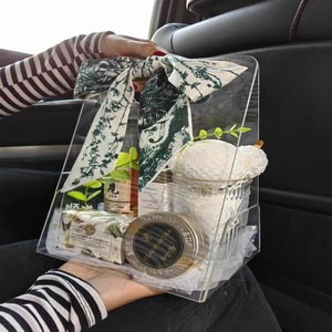 Tùy chỉnh in ấn logo trong suốt không thấm nước xách tay Hoa Quà Tặng Đóng gói hộp và tam giác <span class=keywords><strong>Acrylic</strong></span> Rose hộp - Product Image 2