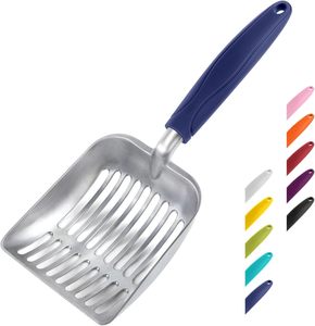 Tamis en alliage d'aluminium Pelle en métal pour chaton Pelle à caca Pelle à litière pour chat - Product Image 2