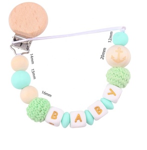 Vendita calda in Silicone per bambini <span class=keywords><strong>ciuccio</strong></span> a catena con catenina per manichetta - Product Image 6