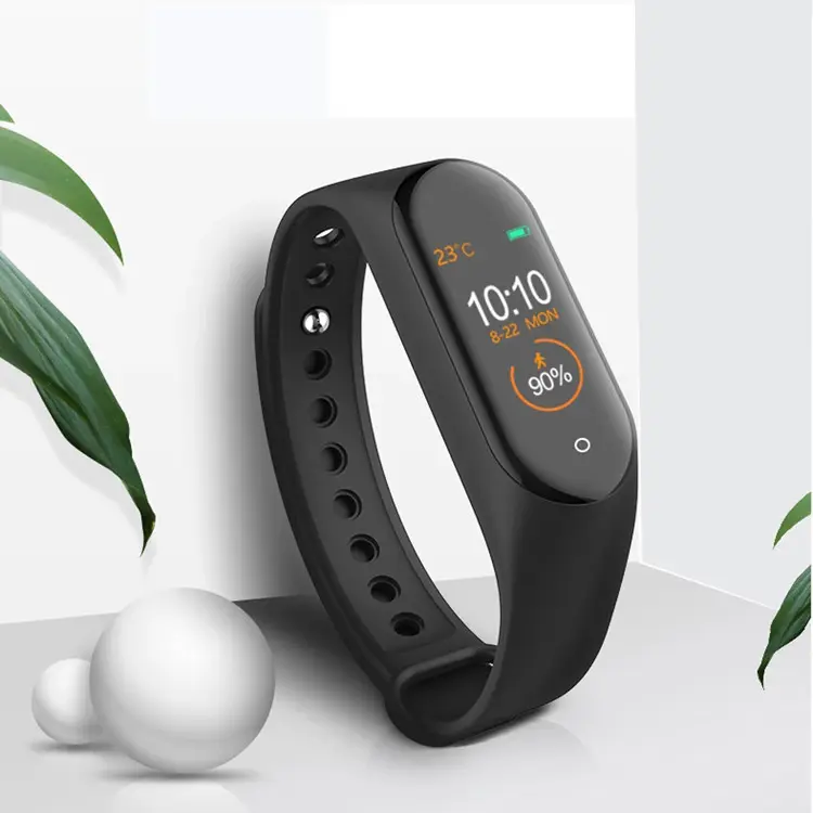 M4 חכם צמיד נשים בנד smartwatch לחץ דם קצב לב צג גבירותיי יד שעונים כל סוגים