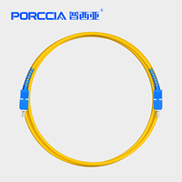 Cable de Conexión de Fibra Óptica Simplex Monomodo al por Mayor ST SC FC LC UPC para Centro de Datos FTTH, Cable de Red Óptica 9/125