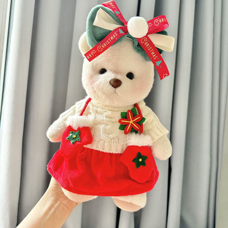 S size white sweater glove skirt suit