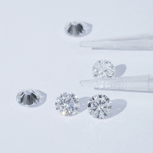 Diamant de laboratoire cultivé HPHT rond brillant de 0,5 ct certifié IGI D VVS2 - Product Image 2