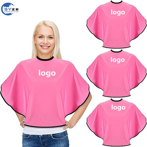 Capa de Maquillaje Personalizada con Logotipo para Salón de Belleza, Estudiantes y Artistas de Maquillaje, Impermeable, Corta, para Corte de Cabello, Capas Cosméticas - Product Image 1