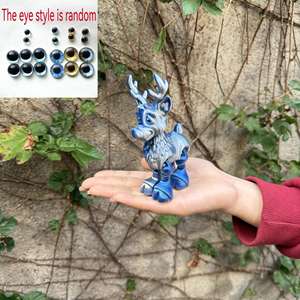 Nueva Llegada, Figura de Ciervo Realista Impresa en <span class=keywords><strong>3D</strong></span>, SDA04, Simulación de Alce, Juguete de Reno para Niños, Regalo Navideño Infantil - Product Image 6