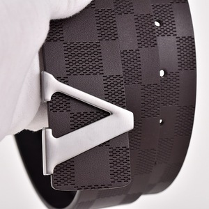 Cintura Personalizzabile <span class=keywords><strong>in</strong></span> Vera <span class=keywords><strong>Pelle</strong></span> di Vacchetta per Uomo e <span class=keywords><strong>Donna</strong></span>, Casual e Formale, Stile Vintage Western - Product Image 3