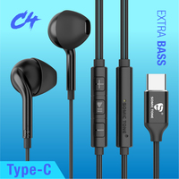Auriculares OEM para Samsung iPhone, Auriculares con Cable Tipo C, Auriculares con Paquete de Venta al por Menor