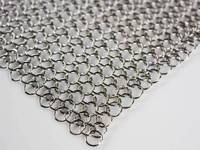 Rideau en maille annulaire en aluminium, cuivre, bronze, laiton et acier inoxydable Rideau en cotte de mailles