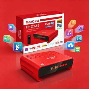Ricevitore Canali Arabi FHD265 DVB-S2 GX6605H1 <span class=keywords><strong>TV</strong></span> Satellitare 1080P H.264 <span class=keywords><strong>FTA</strong></span> Decoder <span class=keywords><strong>TV</strong></span> Digitale con Dongle USB Wi-Fi/LAN - Product Image 1