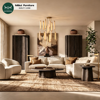 Canapé modulaire Lugano très vendu, structure en bois massif, confortable et moelleux, idéal pour le salon ou le hall.