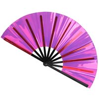 Éventail à claquer en bambou durable avec son fort décibel, grand format, pour spectacles de danse en boîte de nuit