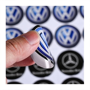 Promotion Car Stickers <b>PVC</b> Customizable 21cm X 28cm Waterproof Oil Proof Scratch Resistant Adhesive Crystal Epoxy - Product Image 5
