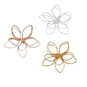 jiangc (<span class=keywords><strong>09200</strong></span>) Flor de doble capa con 5 pétalos - Product Image 1