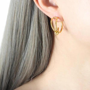 Fashion Dangle <b>Earring</b> Fashion Jewelry Earing For Women <b>Fine</b> Jewelry Earing Stainless Steel Gold Plated Jewellery Bisutería Cool - Product Image 2