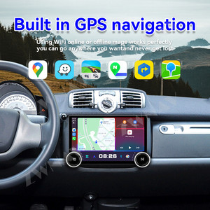 Lecteur multimédia pour voiture de 11,5 pouces pour <span class=keywords><strong>Mercedes</strong></span>-Benz Smart 2011-2015, <span class=keywords><strong>autoradio</strong></span> Android, enregistreur de <span class=keywords><strong>cassette</strong></span>, GPS, unité principale audio - Product Image 3