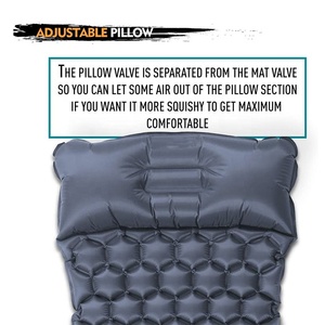 Sırt çantasıyla uyku pedi seyahat için yastık ile 2 inç su geçirmez şişme yürüyüş çadırı - Product Image 6