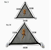 Hamac en maille pour reptiles avec ventouse puissante et matériau doux pour hamsters, sugar gliders, lézards - Jouet rafraîchissant pour l'été