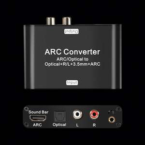 Extracteur audio <span class=keywords><strong>ARC</strong></span> neuf, sortie SPDIF optique RCA DC, convertisseur audio numérique analogique stéréo 3,5 mm, ordinateur portable, téléviseur, barre de son <span class=keywords><strong>Sonos</strong></span> - Product Image 2
