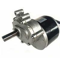 Moteur à courant continu à balais 350W 12V 24V 48V 75rpm 120rpm 180rpm 200rpm pour fauteuil roulant, moteur électrique à couple élevé