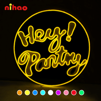 NIHAO Enseigne néon 'Influencer' en acrylique avec fond miroir, éclairage pour selfies et décorations de fête, également un cadeau idéal