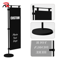 Drapeau de table miniature personnalisé avec logo, bannière de bureau, base en plastique, bannière d'affichage pour restaurant, bar, boutique avec impression de logo