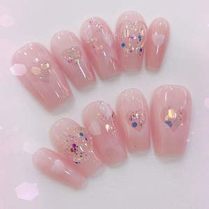 Prensa acrílica gruesa <span class=keywords><strong>de</strong></span> alta calidad en <span class=keywords><strong>uñas</strong></span> postizas hechas a mano 10 30 piezas prensa pintada a mano en <span class=keywords><strong>uñas</strong></span> - Product Image 1