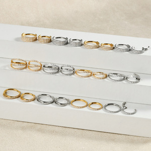Joyería de Acero Inoxidable para Perforaciones Corporales, Aro para la Nariz, Anillos para la Nariz, Chapados en Oro, Perforaciones para las Orejas, Joyería de Moda - Product Image 6